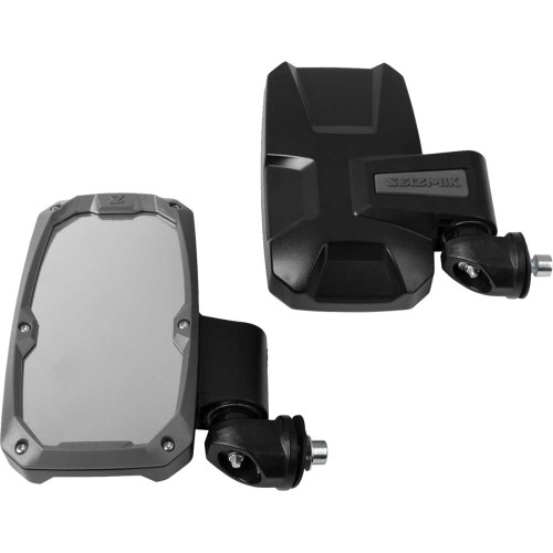 SEIZMIK 5618105 Seizmik Mirror - Embark - Side View - Rectangle - Black - 2" 56-18105