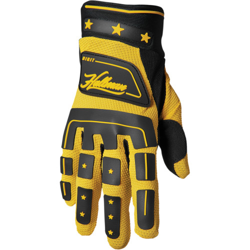 Thor Hallman Digit Gloves - Black/Yellow - Xs