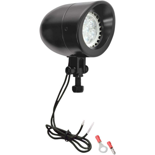 SHOW CHROME 16104LEDBK Show Chrome Led Mini Driving Light - Black 16-104Ledbk