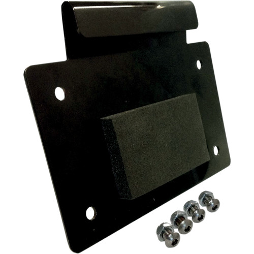 Alloy Art License Plate Mount - Black Ld-1
