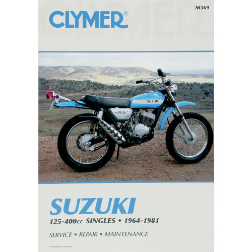 Clymer Manual - Suzuki 125-400 Cm369