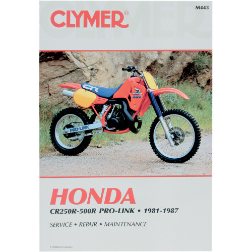 Clymer Manual - Honda Cr250-500R Cm443