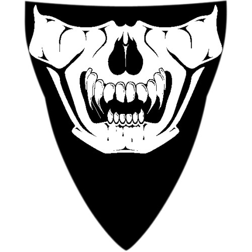 Schampa & Dirt Skins Half-Clown Face Mask Vng008A