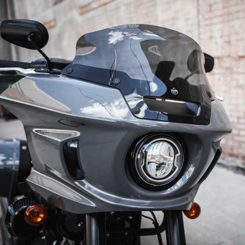 KLOCK WERKS KWW020607DS Klock Werks Flare Windshield - 6" - Dark Smoke - Fxlrst Kww-02-0607-Ds