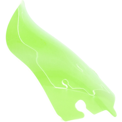 Klock Werks Kolor Flare Windshield - 6.5" - Green Ice - Flh Kww-01-0646