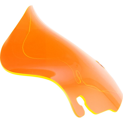 Klock Werks Kolor Flare Windshield - 6.5" - Orange Ice - Flh Kww-01-0638