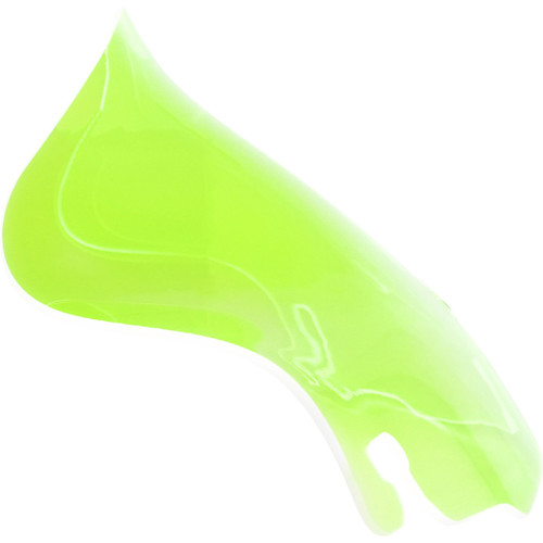 Klock Werks Kolor Flare Windshield - 6.5" - Green Ice - Flh Kww-01-0641