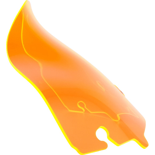 Klock Werks Kolor Flare Windshield - 6.5" - Orange Ice - Flh Kww-01-0643
