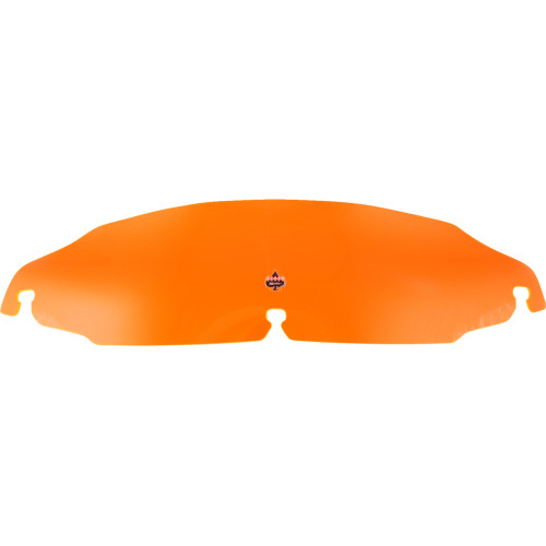 Klock Werks Kolor Flare Windshield - 3-1/2" - Orange Ice - Flr Kww-01-0653