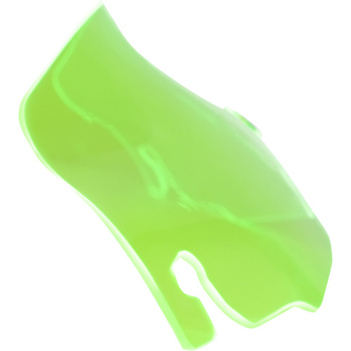 Klock Werks Kolor Flare Windshield - 3-1/2" - Green Ice - Flr Kww-01-0656