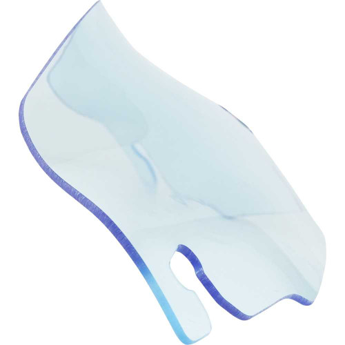 KLOCK WERKS KWW010657 Klock Werks Kolor Flare Windshield - 3-1/2" - Blue Ice - Flr Kww-01-0657