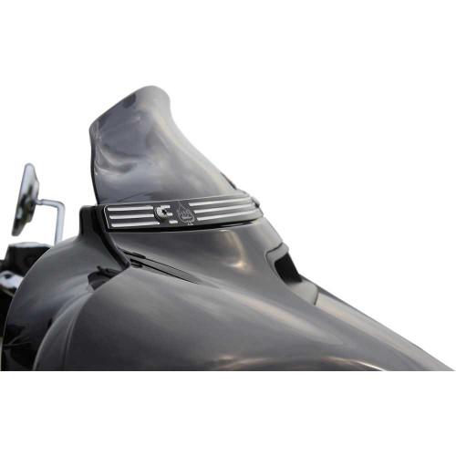 KLOCK WERKS KWW010405 Klock Werks Flare Windshield - 4" - Dark Smoke - '14-'23 Flh Kww-01-0405