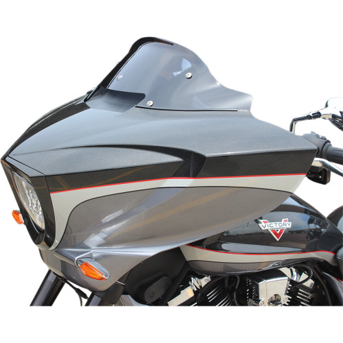 Klock Werks Flare Windshield - 20-1/4" - Dark Smoke - Victory Kww-06-0431