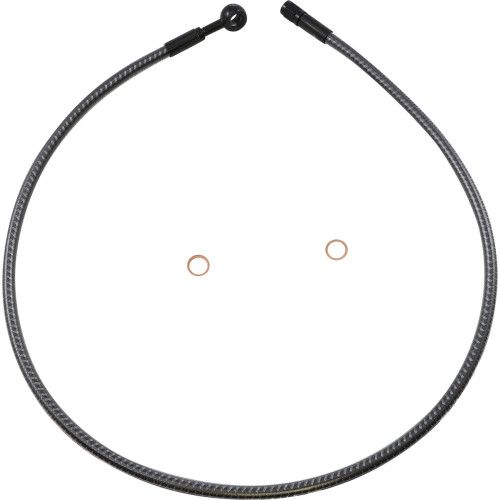 Magnum Shielding Brake Line - Front - 10 Mm - 180 - 34" - Karbonfibr As77634