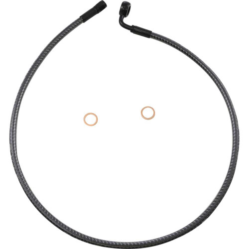 MAGNUM SHIELDING AS778032 Magnum Shielding Brake Line - Front - 12 Mm - 90 - 32" - Karbonfibr As778032