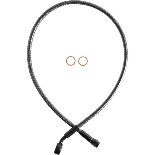 Magnum Shielding Brake Line - Front - 12 Mm - 35 - 26" - Karbonfibr As778126