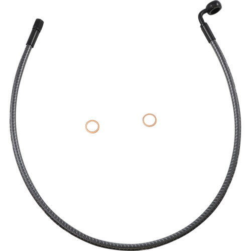 Magnum Shielding Brake Line - Front - 12 Mm - 90 - 28" - Karbonfibr As778028