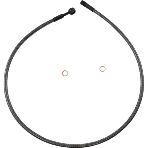 MAGNUM SHIELDING AS77636 Magnum Shielding Brake Line - Front - 10 Mm - 180 - 36" - Karbonfibr As77636