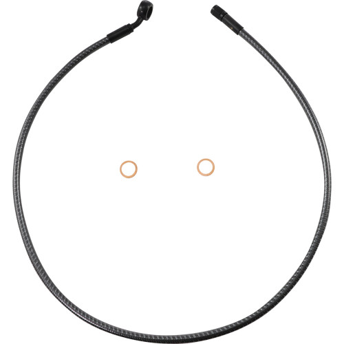 Magnum Shielding Brake Line - Front - 12 Mm - 35 - 34" - Karbonfibr As778134