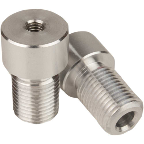 DRIVEN RACING DBEWADPFZ Driven Racing Adapter - Mirror - Handlebar End - Silver - Halo Dbew-Adp-Fz