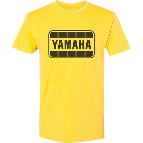 YAMAHA APPAREL NP21SM1969S Yamaha Apparel Yamaha Retro T-Shirt - Yellow/Black - Small Np21S-M1969-S