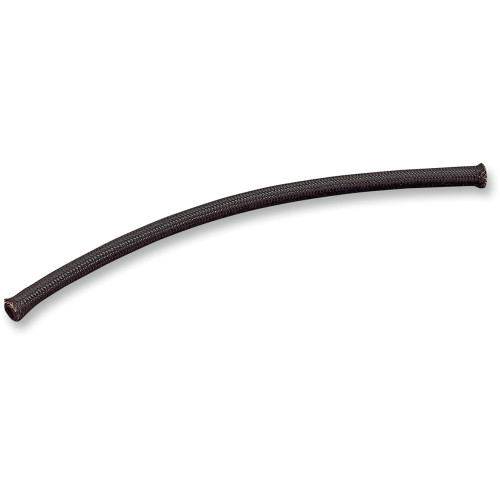 Drag Specialties Braided Hose - Black - 1/2" - 3'