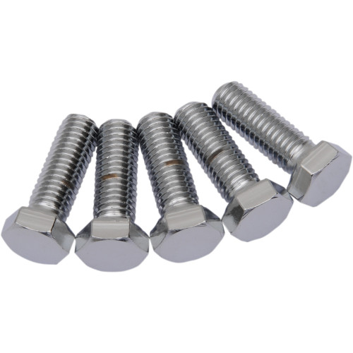 Drag Specialties Bolts - Hex-Head - Chrome - 1/2"-13 X 1-1/4"