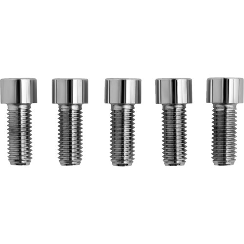 Drag Specialties Bolts - Socket-Head/Replacement - Smooth/Coarse Thread - 1/2"-13 X 1-1/4" - 5 Pack