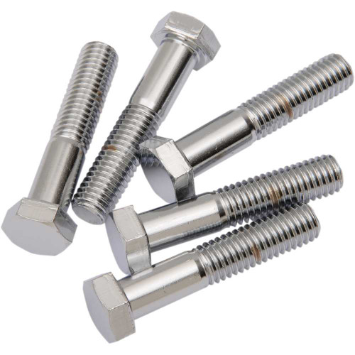 DRAG SPECIALTIES DS192345 Drag Specialties Bolts - Hex-Head - Chrome - 1/2"-13 X 2-1/4"
