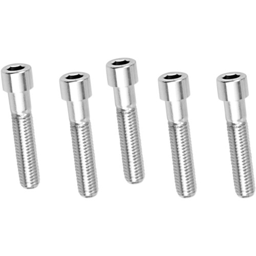 Drag Specialties Bolts - Socket-Head/Replacement - Smooth/Coarse Thread - 1/2"-13 X 2-1/4" - 5 Pack