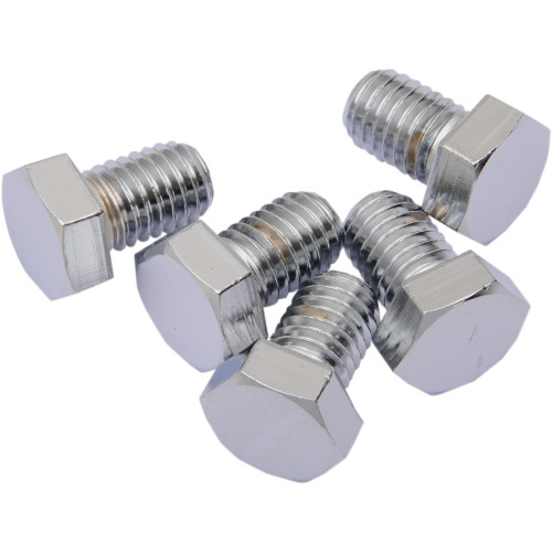 Drag Specialties Bolts - Hex-Head - Chrome - 1/2"-13 X 3/4"