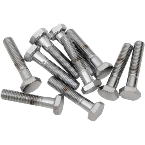 DRAG SPECIALTIES DS-190629 Drag Specialties Bolts - Hex Head/Replacement - Fine Thread - 1/4"-28 X 1" - 10 Pack