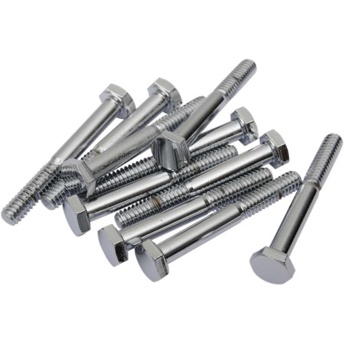 DRAG SPECIALTIES DS-190609 Drag Specialties Bolts - Hex-Head - Chrome - 1/4"-20 X 2-1/4"