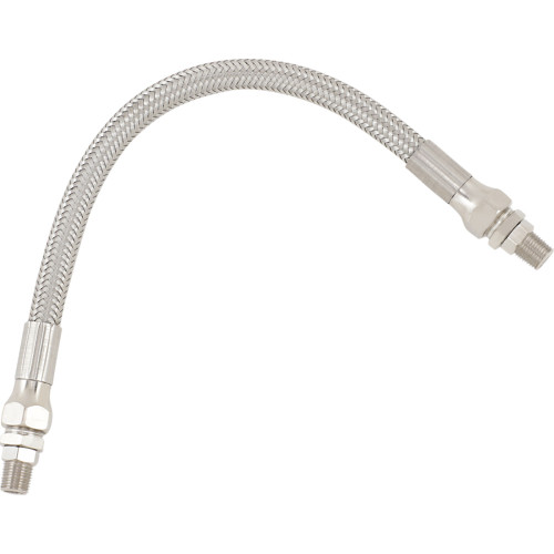Drag Specialties Universal Oil Line - Stainless Steel - 10"