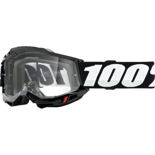 100% Accuri 2 Junior Goggles - Black - Clear 50024-00010