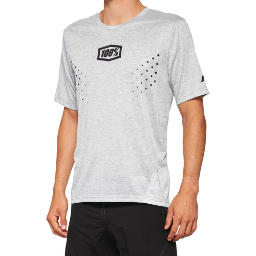 100% Airmatic Mesh Short-Sleeve Jersey - Gray - Xl 40016-00008