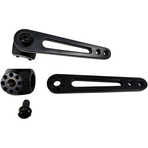 Rivco Products Adjustable Highway Peg Mounts - 1" - Black Gl18004Bk