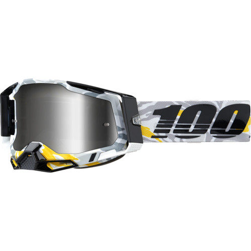 100% Racecraft 2 Goggles - Korb - Silver Mirror 50010-00019
