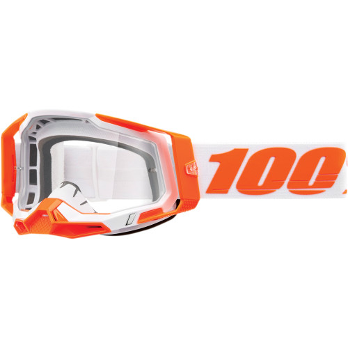 100% Racecraft 2 Goggles - Orange - Clear 50009-00013 100% Racecraft 2 Goggles - Orange - Clear 50009-00013