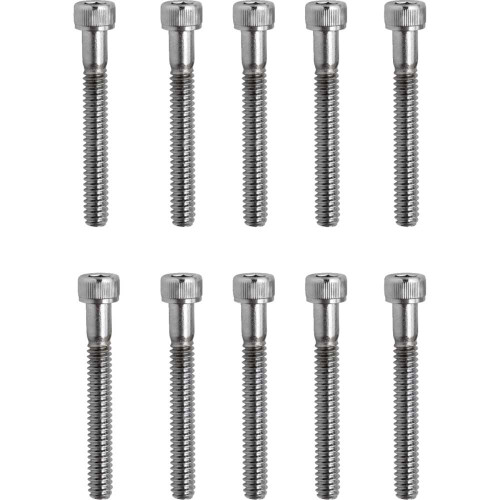 DRAG SPECIALTIES DS-190592 Drag Specialties Bolts - Socket-Head - Replacement - Knurled/Coarse Thread - #10-24 X 1-1/2" - 10 Pack