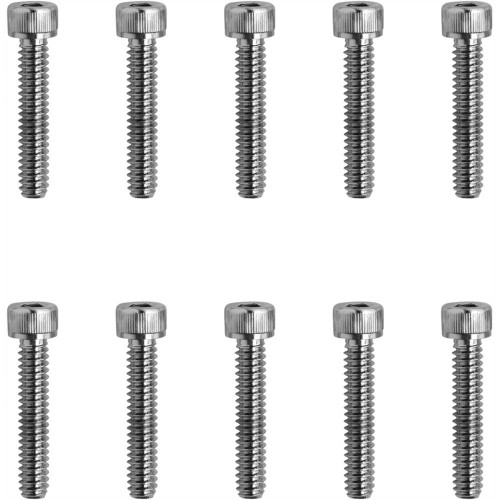 DRAG SPECIALTIES DS-190590 Drag Specialties Bolts - Socket-Head - Replacement - Knurled/Coarse Thread - #10-24 X 1" - 10 Pack