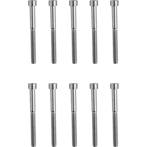 DRAG SPECIALTIES DS-190594S Drag Specialties Bolts - Socket-Head - Replacement - Smooth/Coarse Thread - #10-24 X 2" - 10 Pack