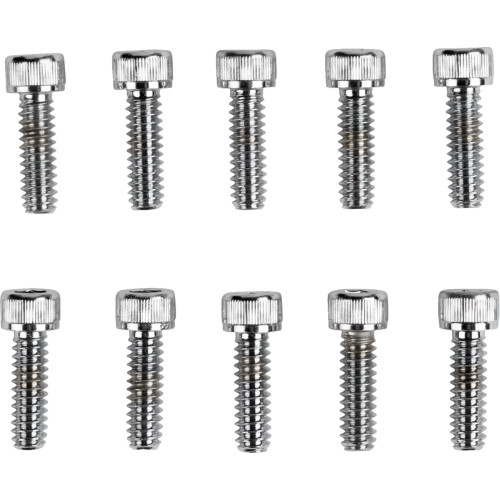 Drag Specialties Bolts - Socket-Head - Replacement - Knurled/Coarse Thread - #10-24 X 5/8" - 10 Pack