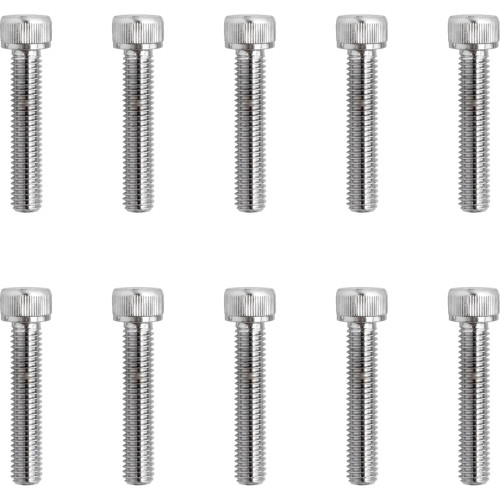 Drag Specialties Bolts - Socket-Head - Replacement - Knurled/Fine Thread - #10-32 X 1" - 10 Pack