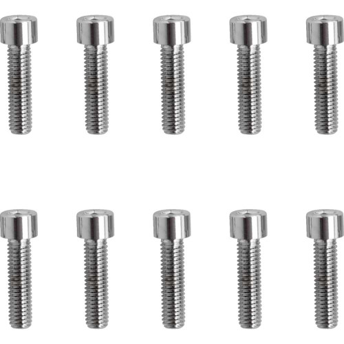 DRAG SPECIALTIES DS-190597S Drag Specialties Bolts - Socket-Head - Replacement - Smooth/Fine Thread - #10-32 X 3/4" - 10 Pack