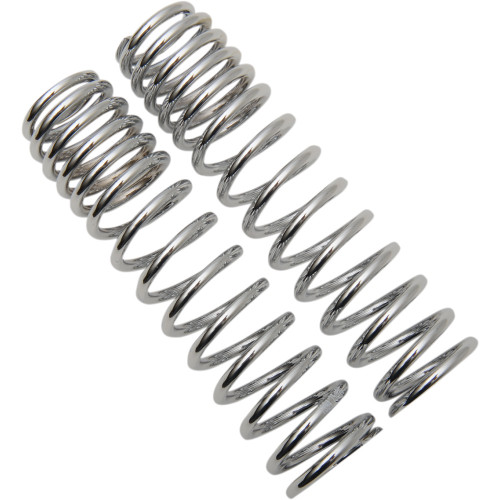 Progressive Suspension Shock Springs - 105-150 Lb/In - Chrome 03-1368C