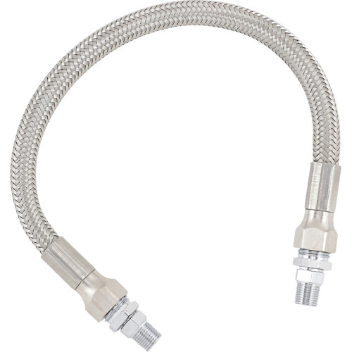 Drag Specialties Universal Oil Line - Stainless Steel - 12"