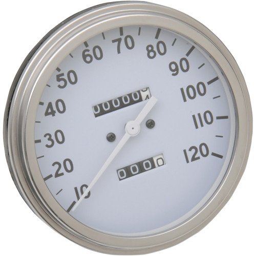 Drag Specialties Fl-Style 2240:60 Speedometer - '36-'40 Face