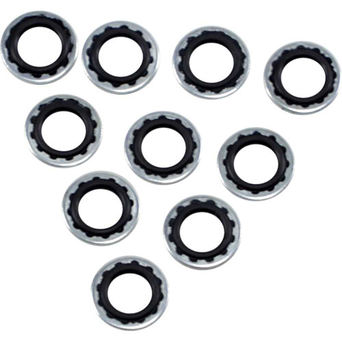 DRAG SPECIALTIES DS-097014 Drag Specialties Banjo Washers - 3/8"/10Mm