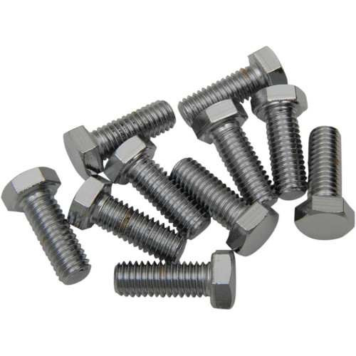 DRAG SPECIALTIES DS-190621 Drag Specialties Bolts - Hex-Head - Chrome - 3/8"-16 X 1-1/4"